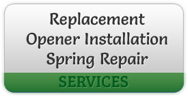 garagedoor replacement, opener instalation, spring repair